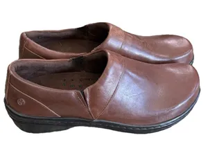Klogs Mission Women's Size 10 Brown Leather Slip Resistant Work Clogs Comfort thumbnail 2