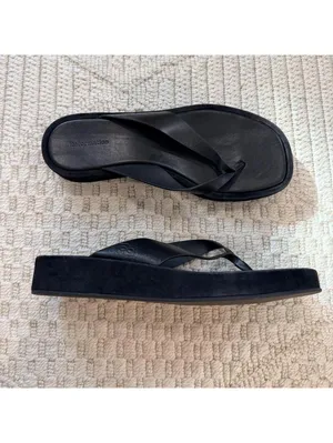 Reformation Eden Black Platform Flip Flop thumbnail 2