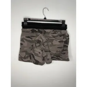 YoungLA Grey Camo French Terry Bodybuilding Shorts Women's Size Medium Gray thumbnail 2