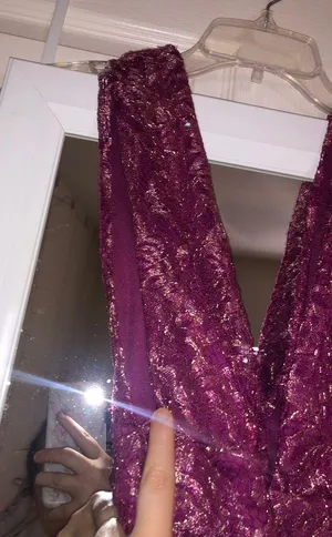 Red/Pink Lace Mini Dress thumbnail 7