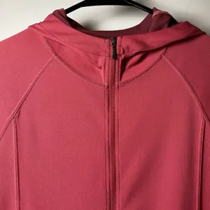 KUHL Full Zip Lightweight Hooded Sweatshirt Outdoor Athleisure Pink Sz Medium thumbnail 3