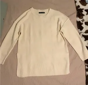 Merokeety Cream Knit Sweater thumbnail 1
