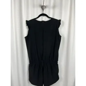 Albion Fit Black Ruffle Sleeve Active Lounge Romper Sz.M thumbnail 11