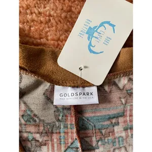NWT Gold Spark Women's Size M S Brown On/Off Shoulder Midi Dress M thumbnail 3