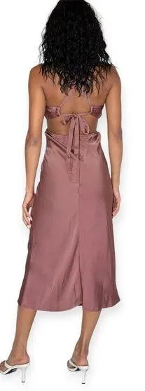 Princess Polly | Size 8 | Kali Maxi Dress in Light Mauve Prom Bridesmaid Formal thumbnail 2