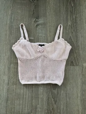 Beverly and Beck Kendra Rose Baby Pink Tank Top (S) thumbnail 2