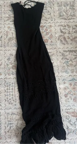 Free People Jens Pirate Booty Crochet Knit Maxi Dress thumbnail 1