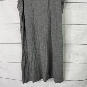 Alexander Wang Ribbed Knit Tank Top Scoop Neck Minimalist Designer Gray S thumbnail 4
