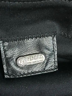 Fendi Vintage mamma baguette neoprene black shoulder bag thumbnail 12