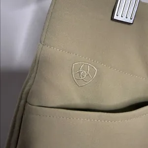 Ariat pro series tan horse riding breeches pants sz 24 R thumbnail 6