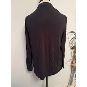 Skims Long Sleeve Crew Neck T-Shirt Black Modal Blend Size M‎ thumbnail 3