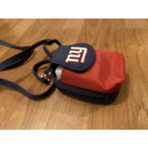 NY Giants NFL Mini Purse Plus Pouch Touch Phone ID Wallet 4" x 4" x 2" thumbnail 5