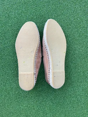 Vince Daria Espadrille Loafer Women's 9 M Brown Suede Slip On Shoe Casual thumbnail 7
