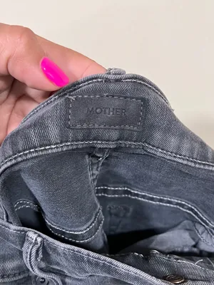 MOTHER The Stunner Zip Fly Ankle Step Fray Stretch Denim Jean Size 26 thumbnail 10