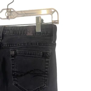 Aura Women's Size 28 Western Black Denim‎ Straight Leg Jeans thumbnail 6