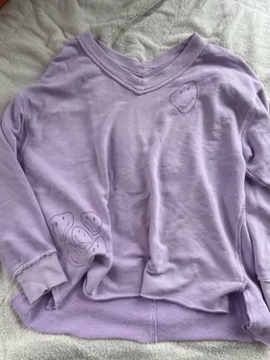 Purple Aerie Sweatshirt Oversized thumbnail 3