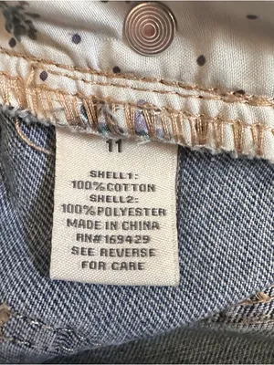 Project Rebel Denim Blue Lightwash High Rise Frayed Hem Jean Shorts Size 11 thumbnail 12