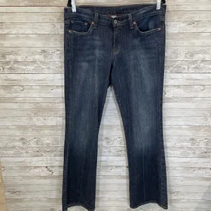 Vtg Lucky Brand Womens 14/32 Jeans Gene Montesano Zip Dark Wash‎ Boot Dungarees thumbnail 12