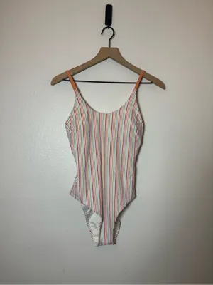 Roller Rabbit Multi Stripe Scoop‎ Neck One-Piece Swimsuit thumbnail 2