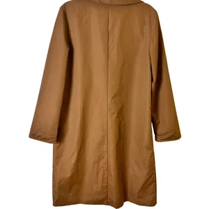 Unbranded M Polyester Brown Button-Up Womens Trench Coat No Lining With Pockets thumbnail 5