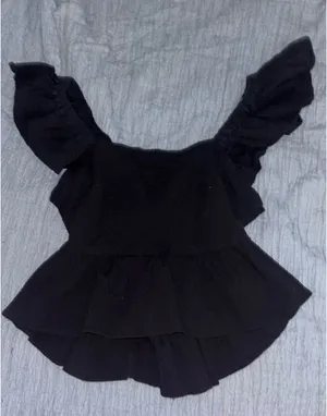 Boutique Black Tie Top thumbnail 3