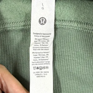 lululemon Scuba High-Rise Mini Skirt Grey Eucalyptus Green LW8ALSS Size L‎ NEW thumbnail 5