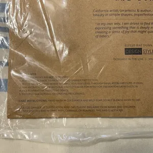 Rae Dunn His Hers Reusable Face Masks‎ Black NEW thumbnail 6