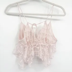 Urban Outfitters Womens‎ Tabatha Lace 3D Bow Coquette Babydoll Cami Pink Size XS thumbnail 8