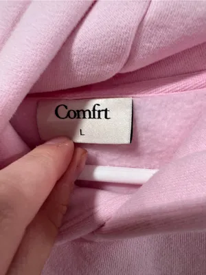 Comfrt Travel Essentials Hoodie Powder Pink thumbnail 3