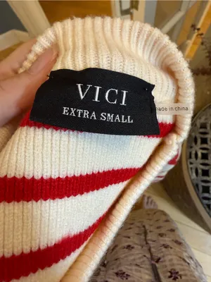 ✨NWOT VICI J’adore Striped Sweater XS✨ thumbnail 4