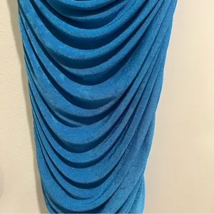 NEW Lioness One Shoulder Ruched Bright Blue Mini Dress thumbnail 5