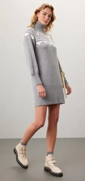 MARISSA WEBB Fair Isle Sweater Dress‎ EUC SIZE S thumbnail 1