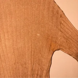 American eagle‎ ribbed cropped boxy button up cardigan brown size small thumbnail 7