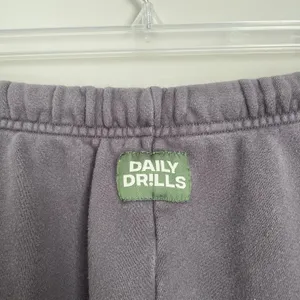 Daily Drills Size XS S Gray Drawstring Sweat Pants Lounge Cozy thumbnail 7