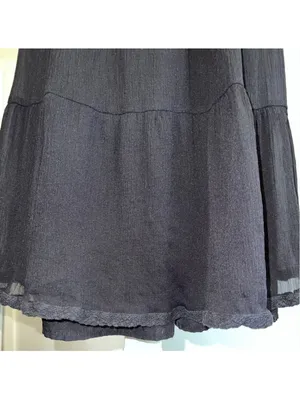 Abercrombie & Fitch Black Midi Dress M thumbnail 7