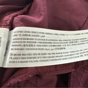 Abercrombie & Fitch Women’s Burgundy Y2K Button-Up Corduroy Skirt Size 00 thumbnail 5
