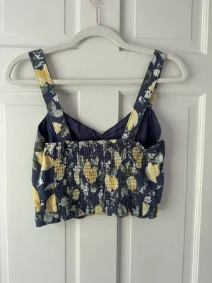 Abercrombie Smocked Crop Top thumbnail 2