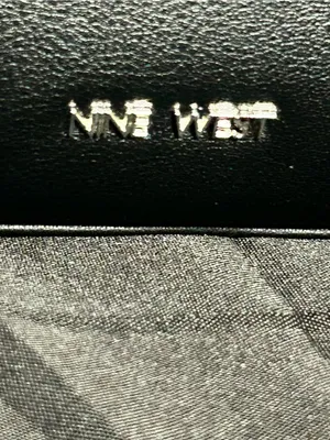 Nine West Black Tote Bag 3 PC Set NWT thumbnail 15