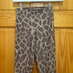 Aerie Size Small 7/8 High-Rise Brown Animal Print Legging. thumbnail 3