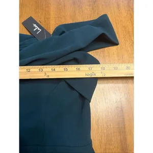 Lulu's Formal Mermaid Floor Length Off Shoulder Green Evening Dress Womens XL thumbnail 7