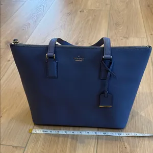 Kate Spade Blue Tote Bag thumbnail 4
