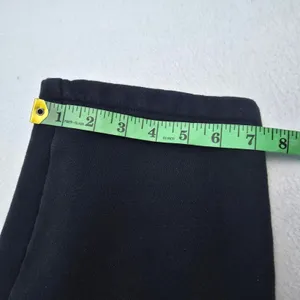 Hollister -1411 Black High Rise Wide Leg Cropped Fleece Barrel Sweatpants‎ S thumbnail 8