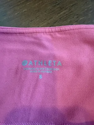 Athleta High-Waist Cropped Leggings in Pink Small - C37-083 thumbnail 2