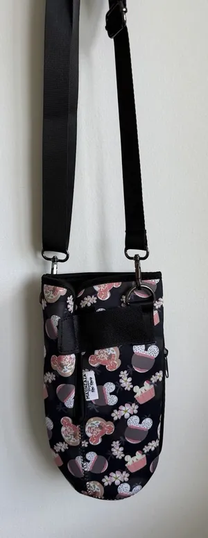 Marnzaza Black Pink Minnie Musubi Hawaiian Drink Bag Mouse-Subi Neoprene thumbnail 1