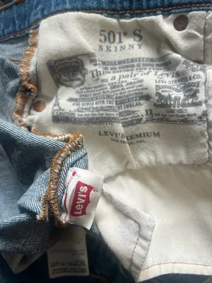 Levi’s 501’s skinny Straight women’s Denim Jeans thumbnail 5
