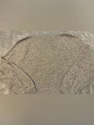 Women’s Cato Brand Soft V-Neck Long Sleeve Tunic - Gray Size X-LARGE thumbnail 6