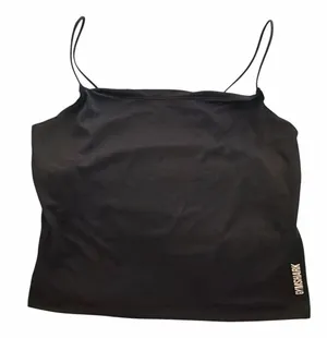 Gymshark Pause Black Slim Spaghetti-Strap Camisole thumbnail 1