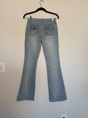 Women Y2K Flare Leg Jeans thumbnail 2