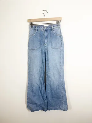 Rolla’s East Coast Flare Jeans Mid Wash Blue Size 25 thumbnail 5