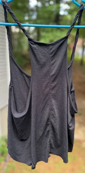 Free People fp movement Black Racerback Tank Top Size Small thumbnail 2